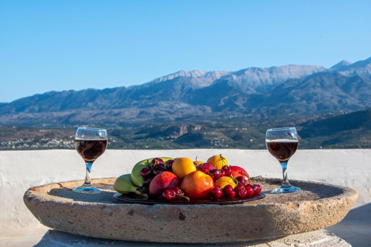 Bella-Maria At Aptera With Mountain And Sea View !! Chania  Exteriör bild