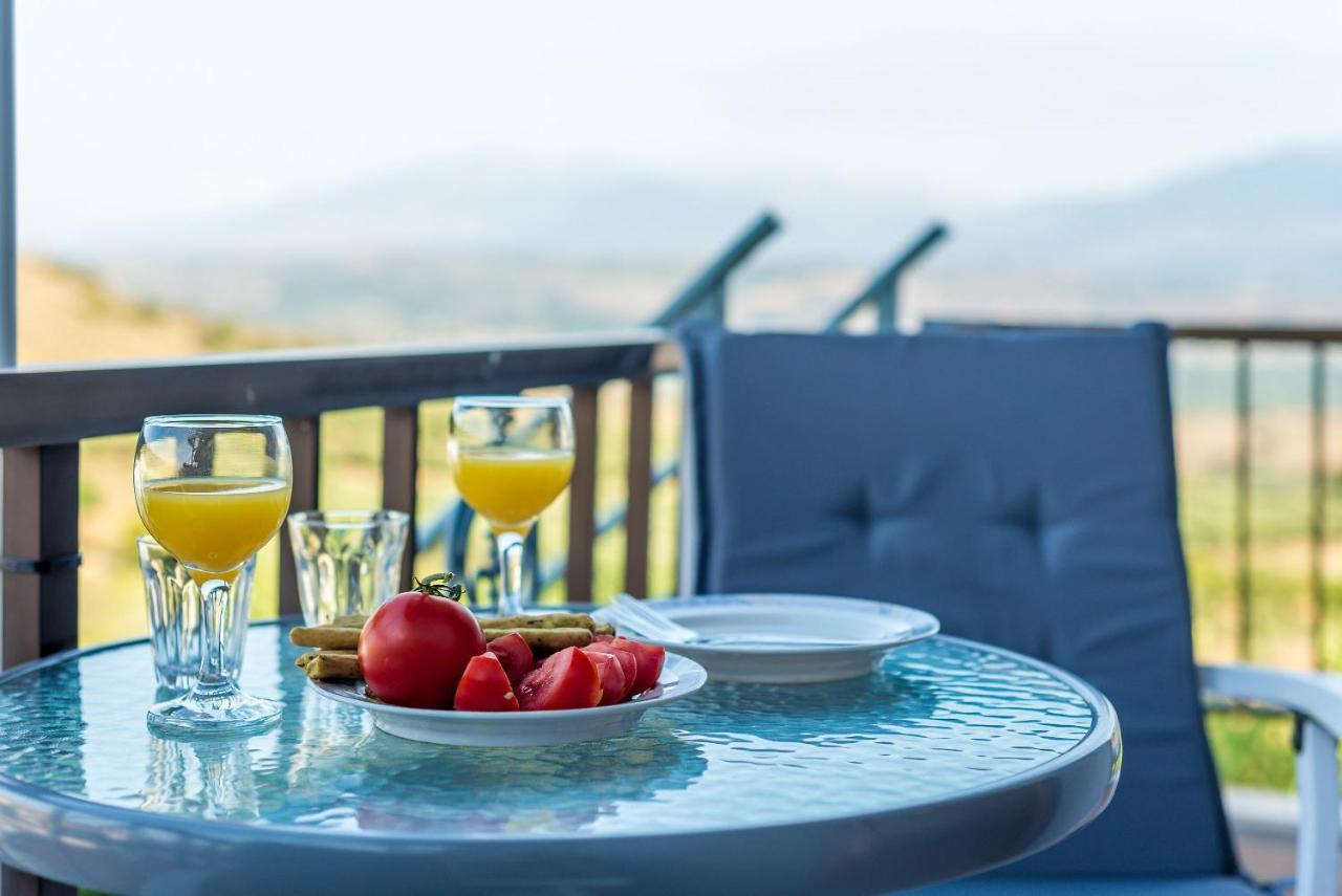 Bella-Maria At Aptera With Mountain And Sea View !! Chania  Exteriör bild