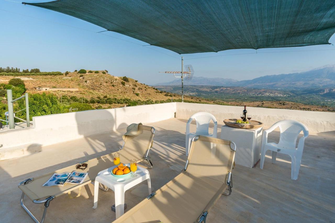 Bella-Maria At Aptera With Mountain And Sea View !! Chania  Exteriör bild