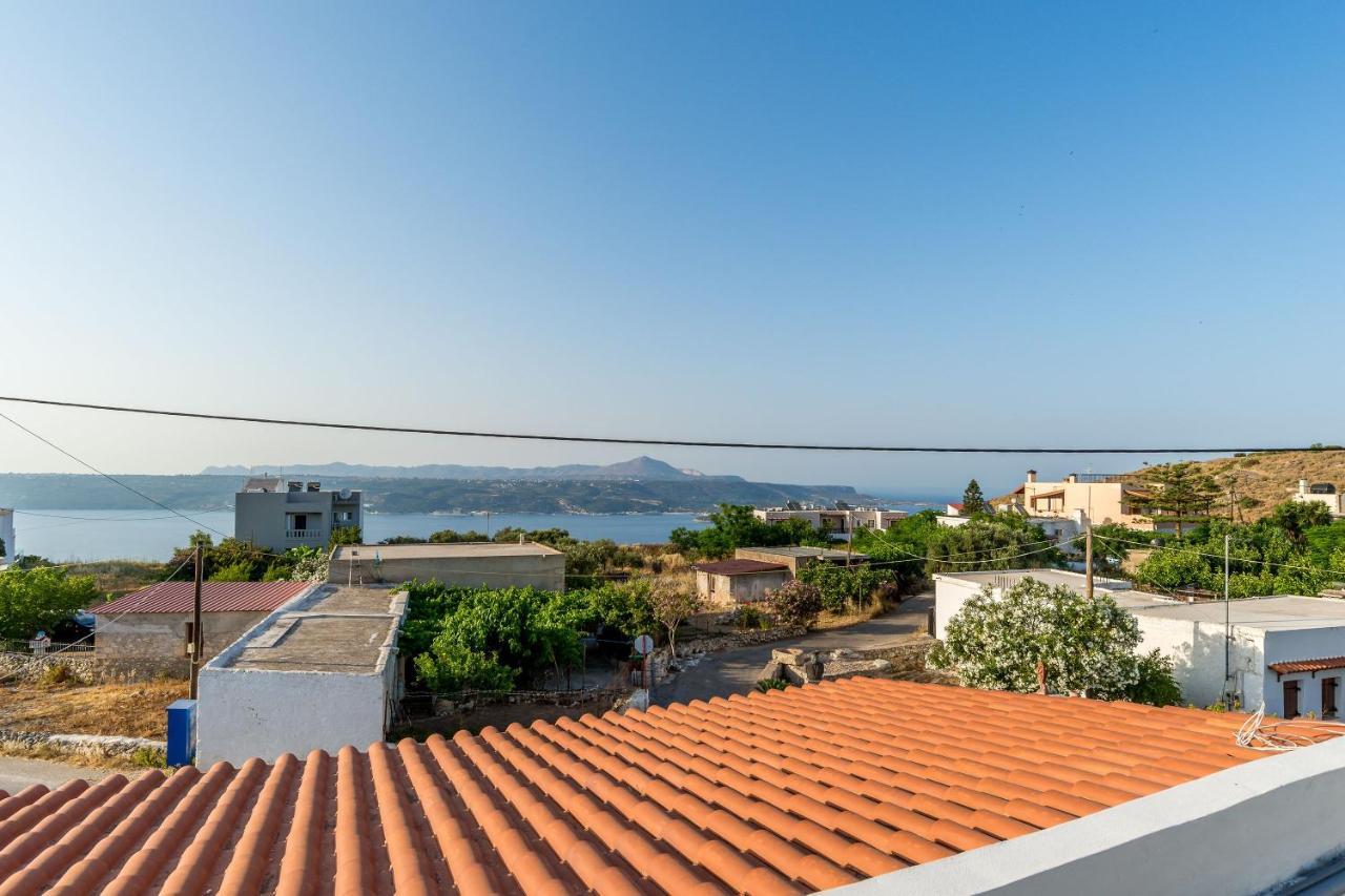 Bella-Maria At Aptera With Mountain And Sea View !! Chania  Exteriör bild