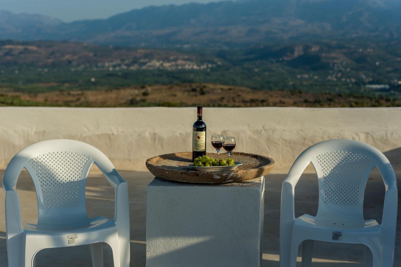Bella-Maria At Aptera With Mountain And Sea View !! Chania  Exteriör bild